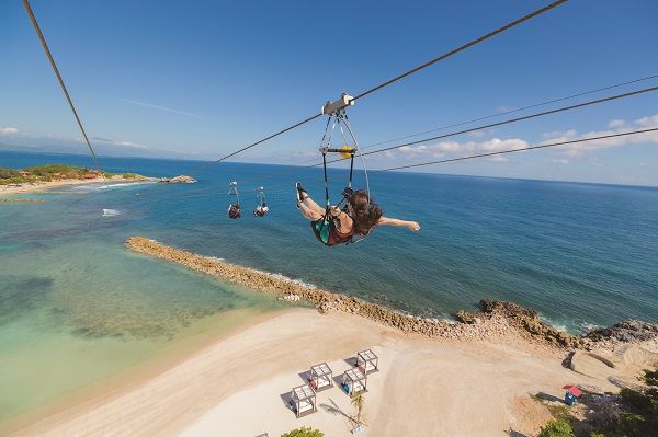 Dragon's BReath Zipline on Labadee, Haiti