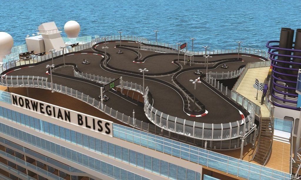 Race Trck on Norwegian Bliss