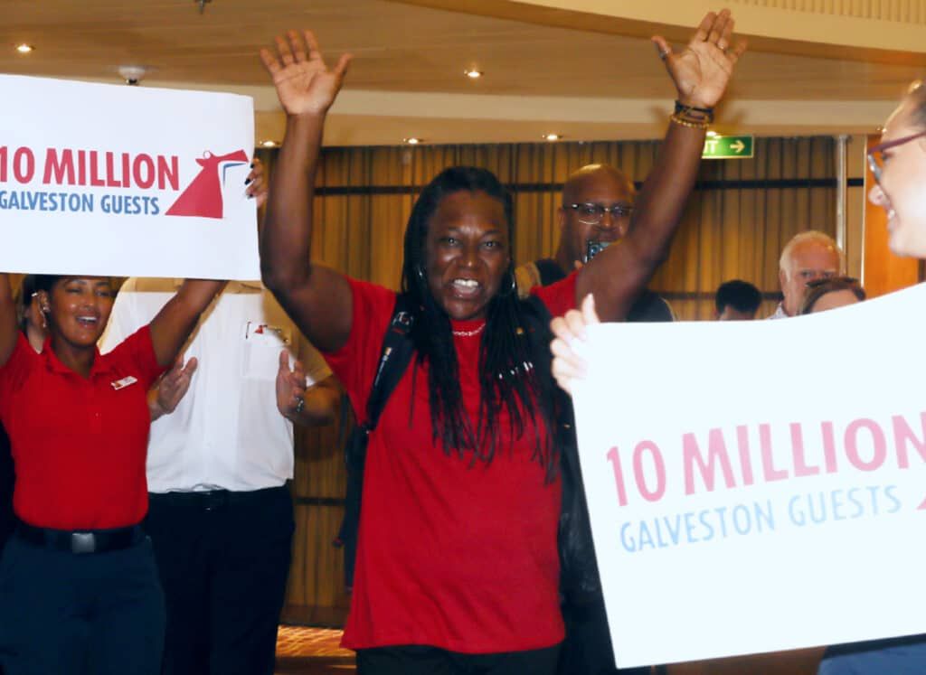 carnival cruise line 10 millionth guest galveston